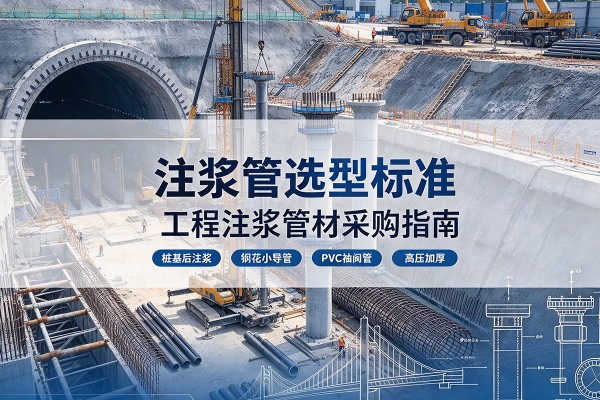 雁塔注浆管选型标准