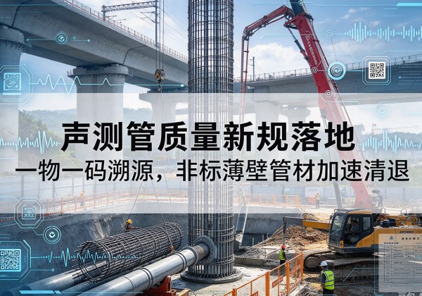 雁塔声测管质量新规落地，一物一码溯源，非标薄壁管材加速清退